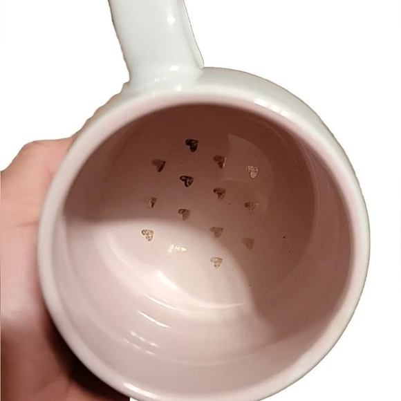 Large Pink & White Coffee Mug Cup #Pug Life 10 Strawberry Street Dog in a Tutu. - Picture 3 of 4